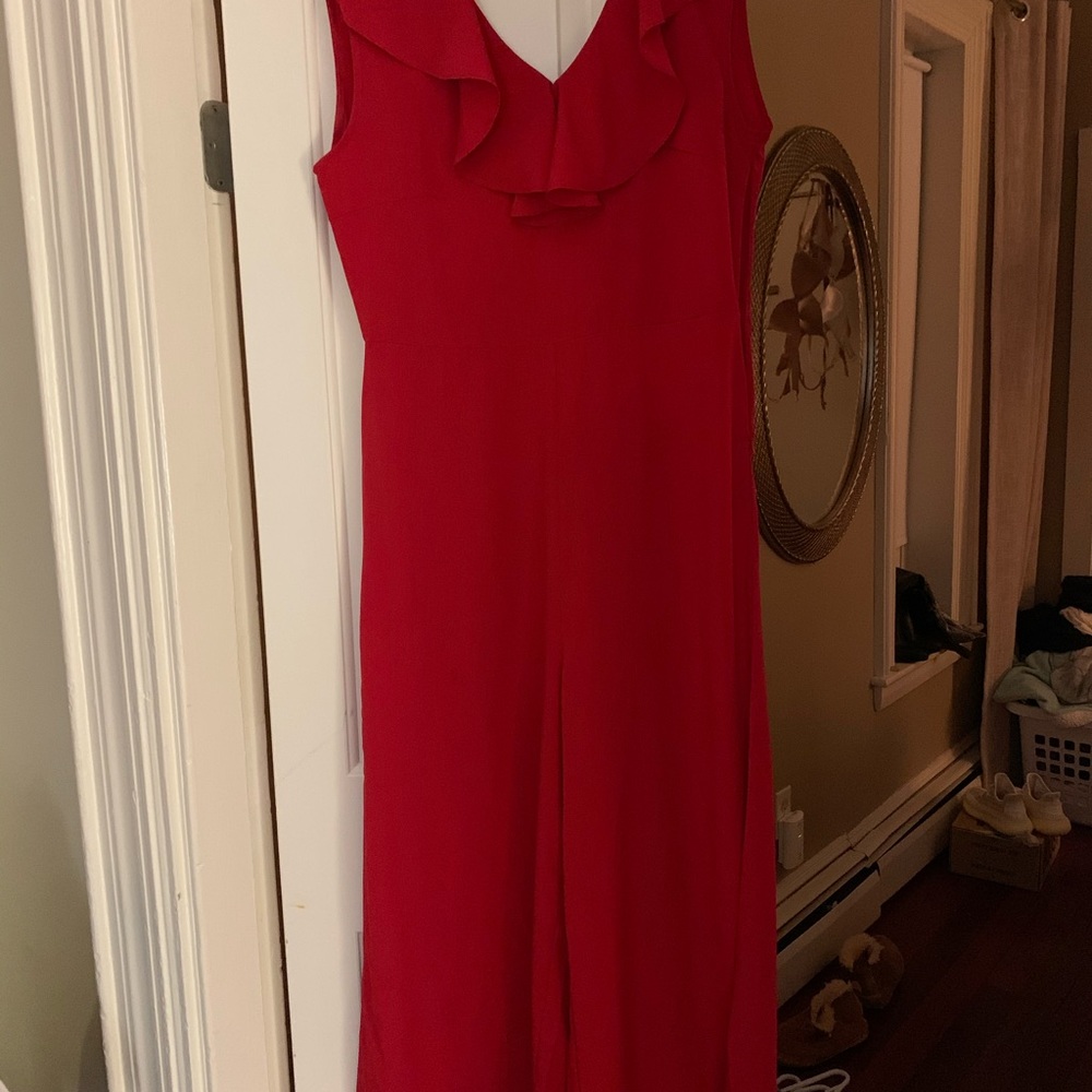 Red jumpsuit! - Picture 2 of 4